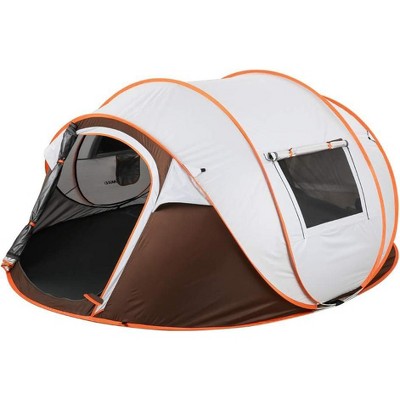 MaseiKar Camping Instant Pop Up Tent, 4 Person, Water Resistant Dome, Easy Setup for Camping Hiking and Outdoor, Portable with Carry Bag, 3 Season