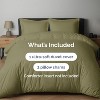Luxury Soft Premium Duvet Cover Set - Zipper Closure & Matching Pillow Shams - CGK Linens - 2 of 4