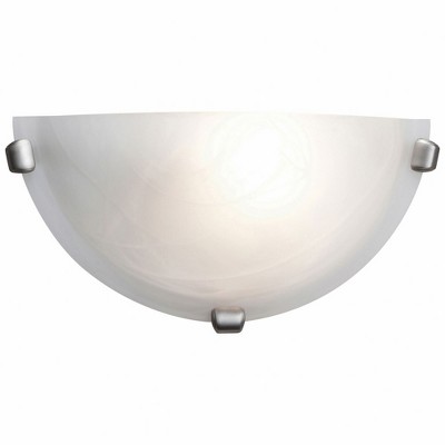 Access Lighting Mona 1 - Light Wall Light in  Brushed Steel