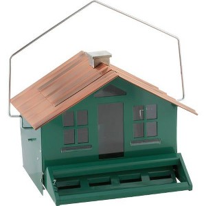 Perky-Pet Squirrel-Be-Gone Green Metal 12 Lb. Capacity Bird Feeder - 1 of 1