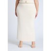 ELOQUII Women's Plus Size Sweater Midi Skirt - 3 of 4