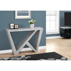 Lyngins Narrow Entryway Table with Asymmetrical Base Design,Stylish Minimalist Console Table for Living Room - 1 of 4
