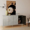 Okak Vintage Sideboard Buffet, Storage Cabinet with 4 Doors & 2 Drawers, Coffee Bar Cabinet for Kitchen Living Room Bedroom - 3 of 4