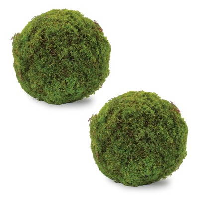 Faux Moss Orb (Set of 2)