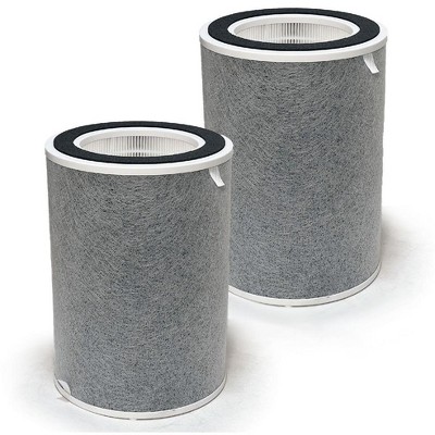 Nispira HP201 HP202 3-in-1 True HEPA Activated Carbon Filter Replacement For Shark NanoSeal Air Purifier MAX HP200 Series HC501 HC502. 2 Packs