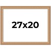 PosterPalooza | Weathered Yellow Picture Frame - UV Acrylic, Backing Board, Hanging Hardware Included - 2 of 4