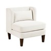 NicBex Modern Small Corduroy Fabric  Accent Chairs for Living Room,Comfy Upholstered Cushion Seat Reading Chair with Pillow - 3 of 4