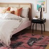TOV Furniture Santana Glass Side Table in Black - 2 of 4