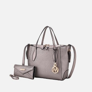 MKF Collection Bruna Vegan Leather Women’s Tote Bag with Wallet by Mia K - 1 of 4