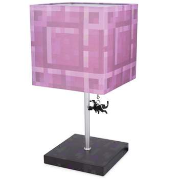 Ukonic Minecraft Nether Portal Desk Lamp with Ender Dragon Pull