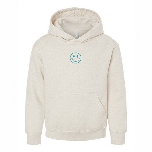 The Juniper Shop Embroidered Smiley Face Outline Youth Graphic Hoodie - 1 of 3