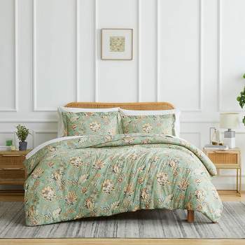 Southshore Fine Living Jacobean Willow Oversized ultra-soft Floral Duvet Cover Set with shams
