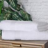 Premium Cotton Ultra-Plush Absorbent Medium Weight Luxury Towel Set by Blue Nile Mills