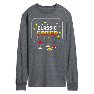 Men's - Instant Message - Classic Gamer Long Sleeve Graphic T-Shirt - 1 of 4