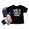 The Juniper Shop Wild Child Peace Toddler Short Sleeve Tee - 2 of 3
