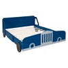 Whisen Unique Design Twin Size Car-Shaped Platform Bed with Wheels - 3 of 4
