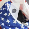 Juvale American Flag Fanny Pack for Women and Men, USA Patriotic Belt Bag with Adjustable Waist Belt Straps, 15 x 5 x 3 In - 4 of 4
