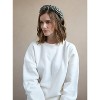 Shiraleah Braided Check Print Headband-Multi - 2 of 4