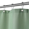 Waffle Fabric Shower Curtain for Bathroom - 4 of 4