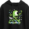 Women's - Disney - Mike Yay It's My Birthday Cropped Graphic Hoodie - image 2 of 3