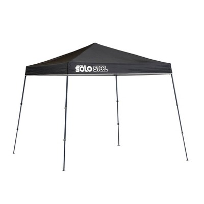  Quik Shade Solo Steel 9x9 Slant Leg Canopy - Black 