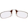 ThinOptics Armless Glasses with Universal Case - Brown Frame, White Pod - image 2 of 2