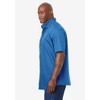 KingSize Men's Big & Tall Short Sleeve Wrinkle-Free Sport Shirt - 4 of 4