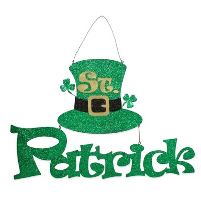 Saint Patricks 13.0 Inch St. Patrick's Day Tin Sign Irish Shamrock Wall Signs