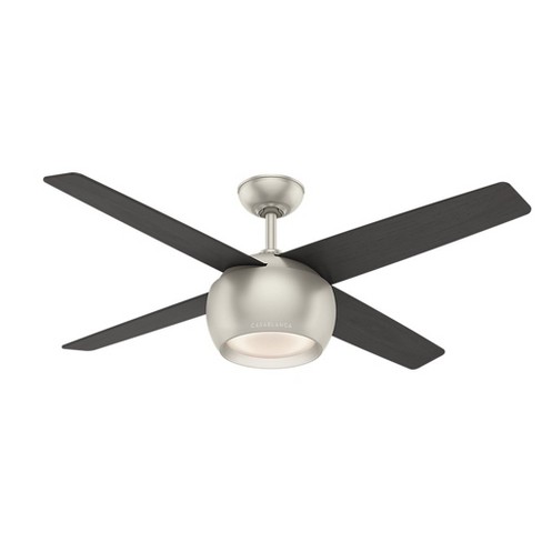 Casablanca 159931 Valby 54 Inch 4 Blade Quiet Led Light Ceiling Fan Matte Nickel