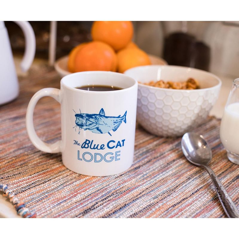Surreal Entertainment Ozark Blue Cat Lodge Ceramic Mug | Holds 11 Ounces, 5 of 7
