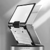 SaharaCase Heavy-Duty Raider Series 15" Laptop Case with Stand Shock Absorbing Frosted Clear/Black - 4 of 4