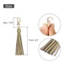 Unique Bargains PU Leather Keychain with Lobster Swivel Crafts Tassels 18 Pcs - 2 of 4