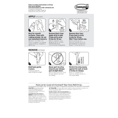 Clear Small Adhesive Wall Hooks Value Pack
