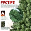 NAYSAYE Christmas Tree Stands 6ft PVC Tree with Realistic Branches for Christmas Easy Holiday Setup, Green, 42"*72"*15.4" - 3 of 4