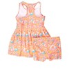RuffleButts Girls UPF50+ Active Dress & Bike Short Set - 2 of 4