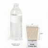 Big Dot of Happiness Tan Confetti Stars - Party Mini Favor Boxes - Simple Party Treat Candy Boxes - Set of 12 - 3 of 4