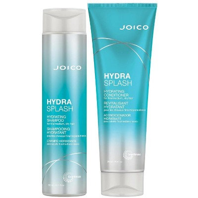 Joico HYDRA SPLASH Hydrating Shampoo (10.1 oz) & Conditioner (8.5 oz) DUO SET for Fine/Medium, Dry Hair Hydrasplash Kit