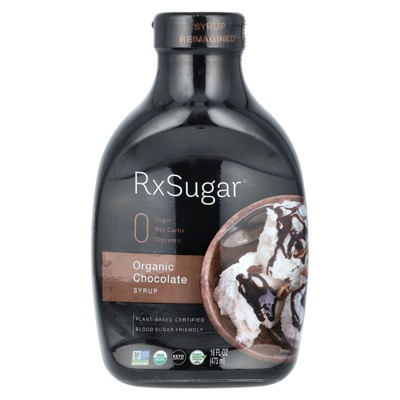 RxSugar Organic Chocolate Syrup, 16 fl oz (473 ml)