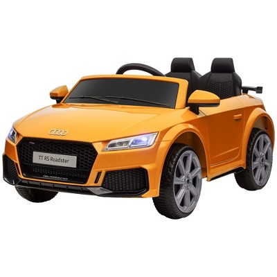 Yellow 6V Audi TT RS Roadster Kids Electric Ride-On Car