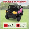 24V Ride On Dump Truck with Remote Control, 2 Seater Electric Toy Car for Kids, All-Terrain Kids Construction Vehicle w/Dump Bed & Shovel - 4 of 4