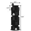 Aheaplus Rotating Bookcase, 4/5-tier Revolving Storage Organizer for Home Office and Living Room - 4 of 4