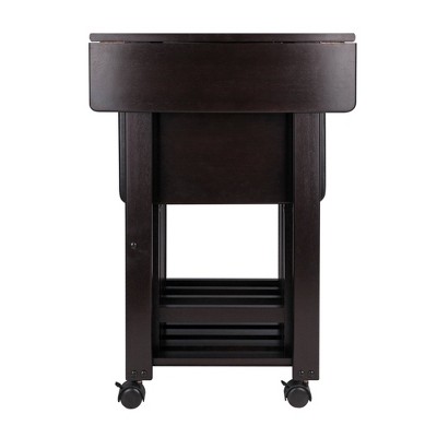 Sophia 5-Piece Brown Solid Wood Snack Table Set