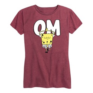 Women's - SpongeBob SquarePants - Yoga Pants Short Sleeve Graphic T-Shirt - 1 of 4