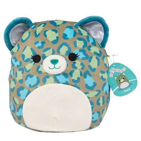 Squishmallows 12-Inch Enos The Green Leopard - Official Jazwares Plush - Collectible Soft & Squishy Stuffed Animal Toy - Gift for Kids, Girls & Boys - image 1 of 3