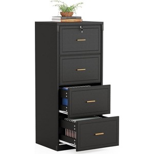 Tribesigns 4-Drawer File Cabinet with Lock, Vertical Filing Cabinet with Key for Home Office - 1 of 1