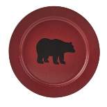 Park Designs Linville Enamel Bear Dinner Plate Set