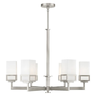 Livex Lighting Harding 6 - Light Chandelier in  Brushed Nickel