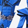 Joyfy Halloween Blue Ninja Costume for Kids, Ninja Stealth Flame Costume for Boys Girls, Halloween Kung Fu Outfit for DressUp Themed Party - 3 of 4