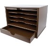 Victor Technology 5-Compartment MDF Storage Drawer Mocha Brown (B4720) - 2 of 2