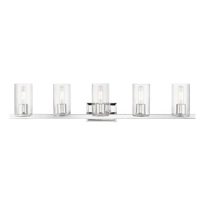 Livex Lighting Clarion 5 - Light Vanity in  Polished Chrome - 1 of 4